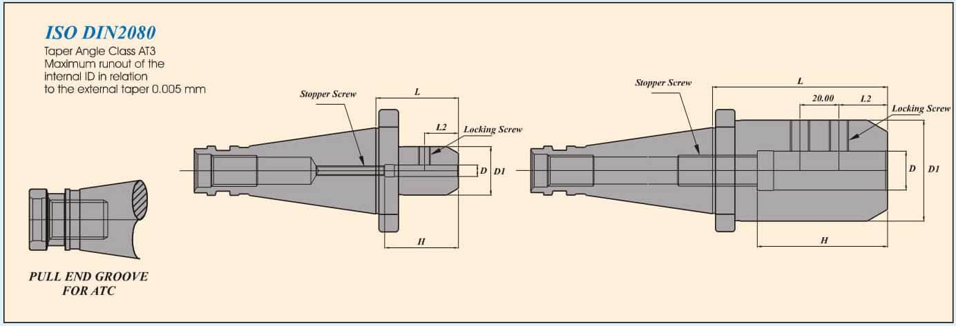 ISO50 SLA06 065 AD Side Lock Holder